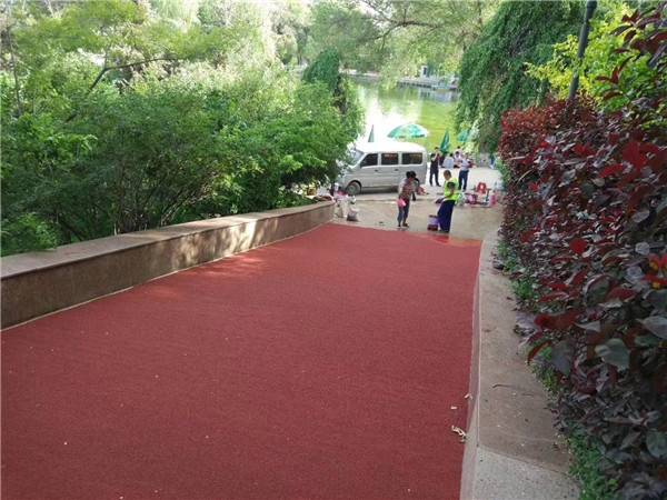 福州彩色路面施工